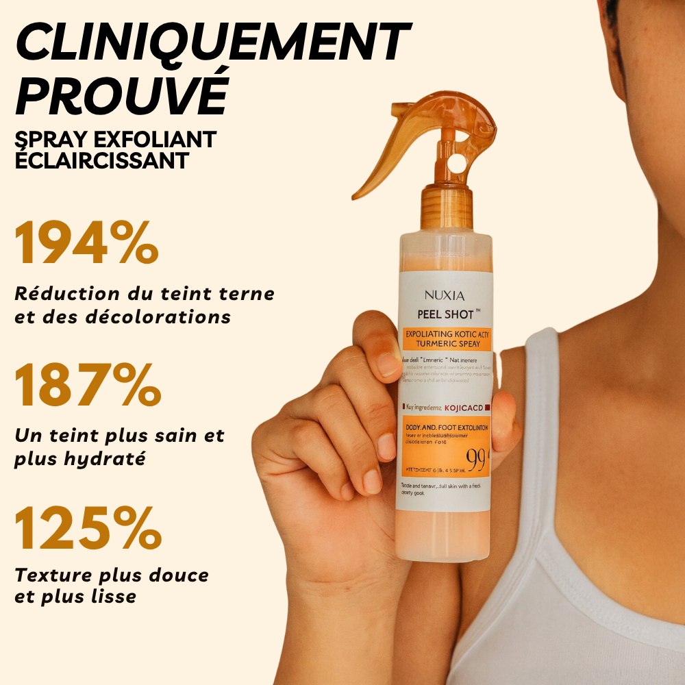 Spray Exfoliant au Curcuma - Nuxia